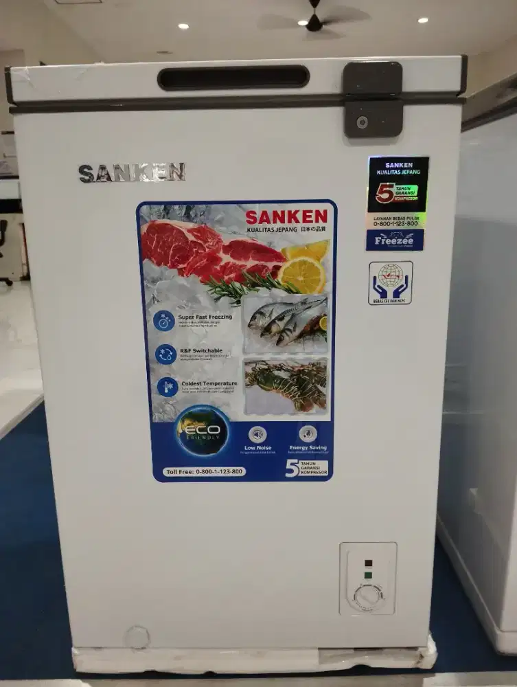 SANKEN CHEST  FREEZER  bisa di cicil