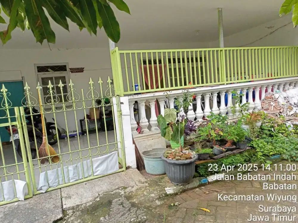 Rumah dijual di Perum Babatan Indah Wiyung Surabaya