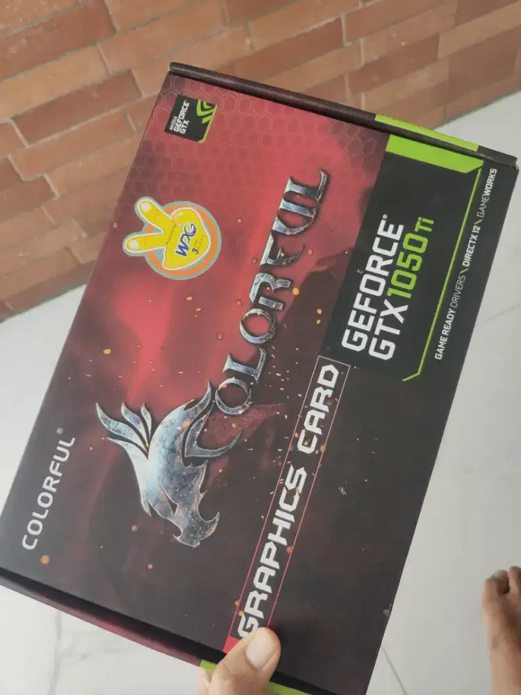 GEFORCE GTX 1050 Ti 4GB , bekas like new jarang dipakai