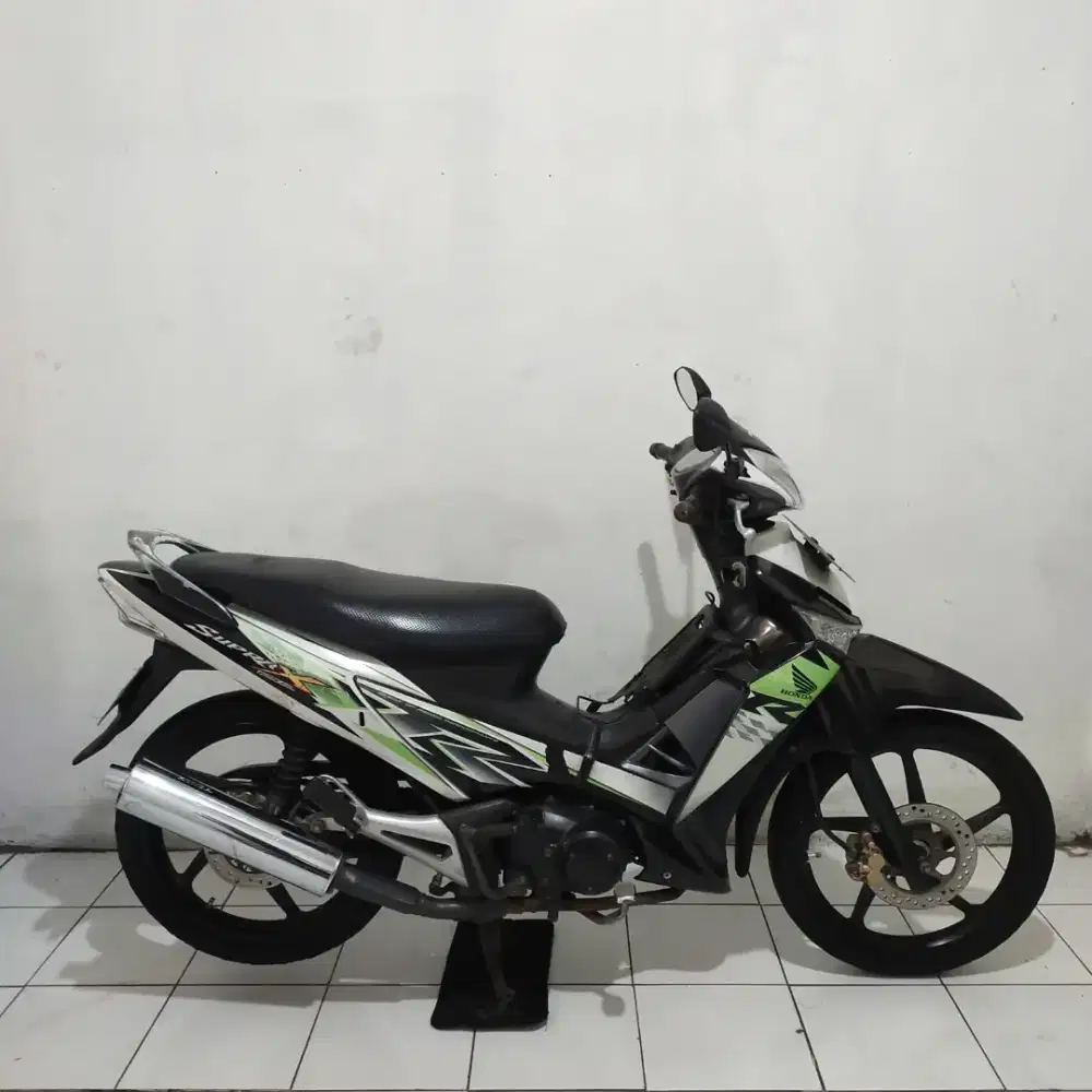 Honda Supra X double dist 2011 Orisinil Mesin Aluss Lengkap Bagus