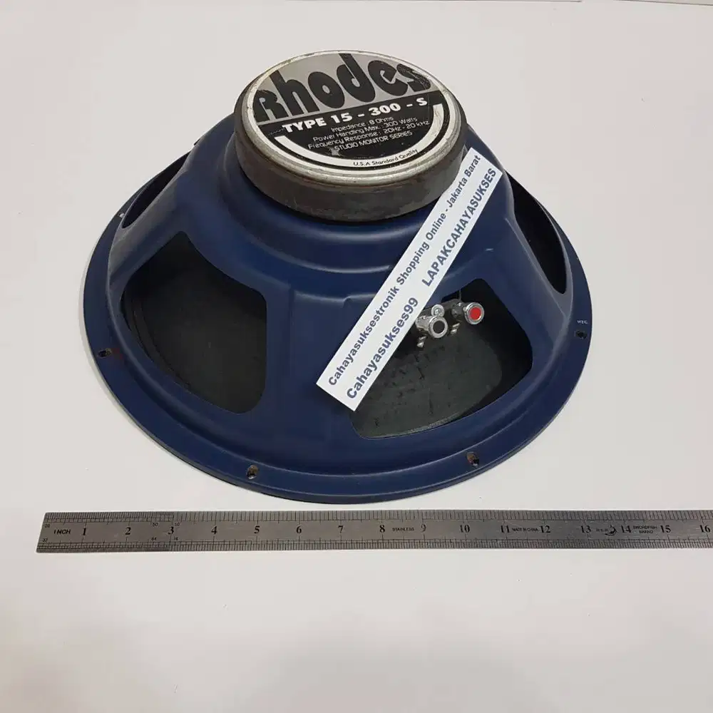 Rhodes Speaker 15 inch 300 watts 8 Ohms type 15-300S Ori USA Quality