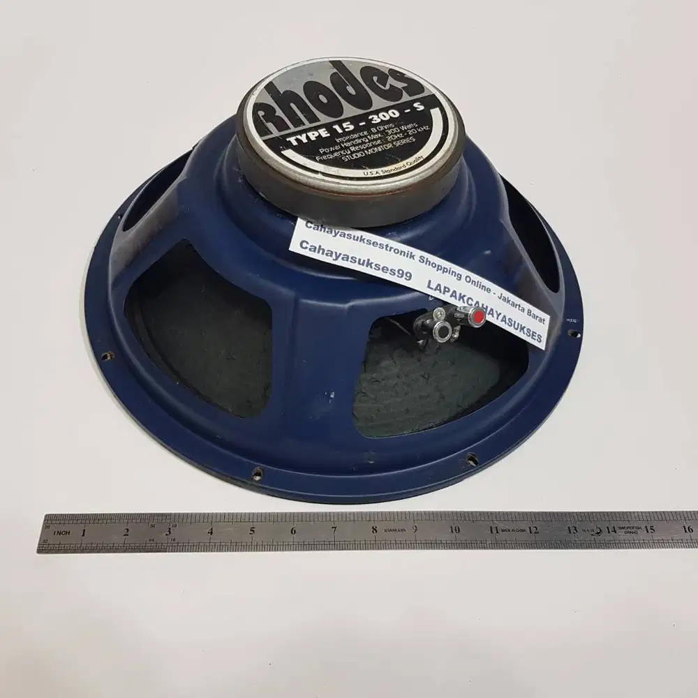 Rhodes Speaker 15 inch 300 watts 8 Ohms type 15-300S Ori USA Quality