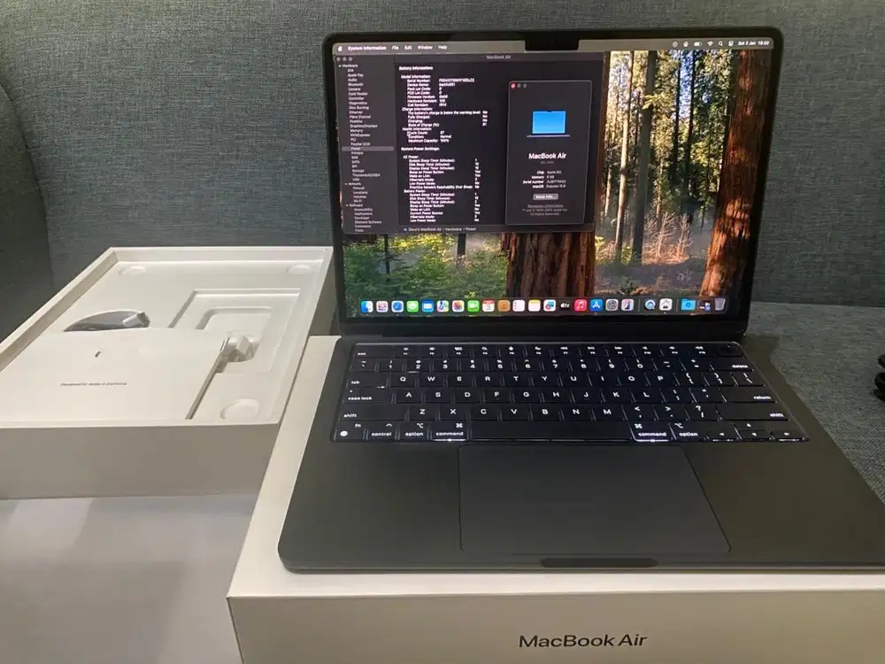 Macbook M2 8/256Gb 13 inch Ibox Fullset