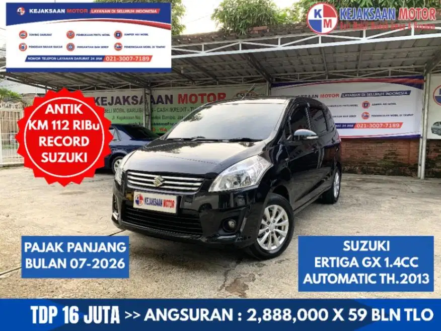 Suzuki Ertiga GX 1.4cc Automatic Th.2013
