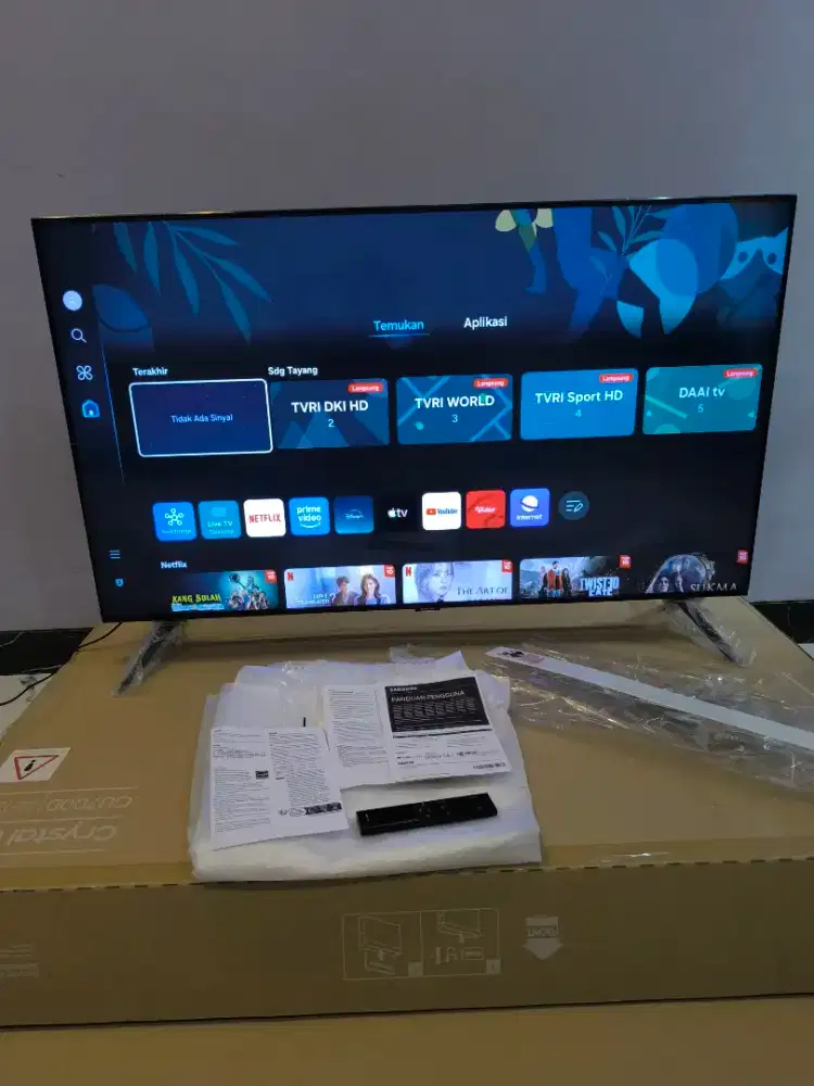 Samsung Smart Tv 50 inc Crystal 4K UHD fullset