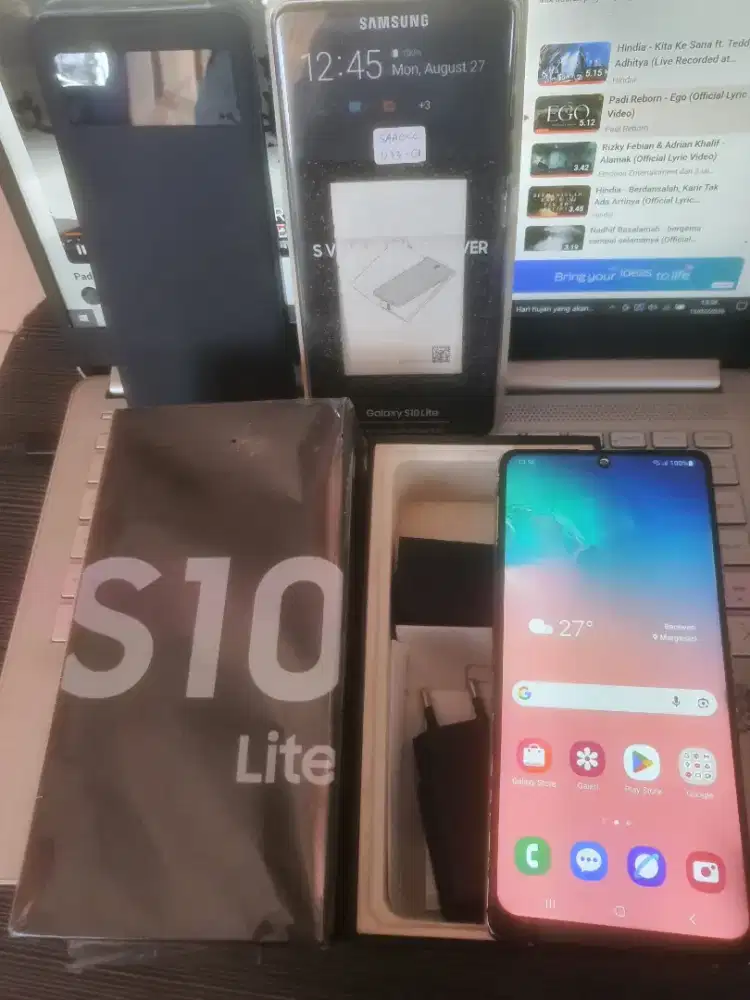 Samsung Galaxy S10 Lite Resmi 8/128 Lengkap Minus Layak Pake