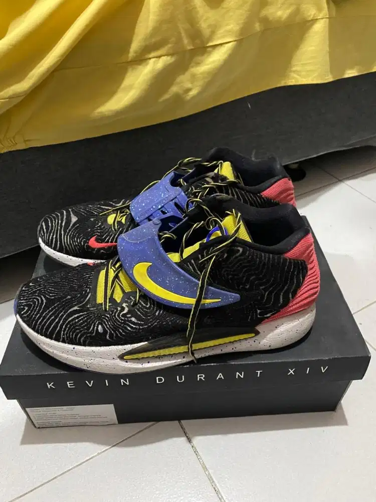 Nike KD 14 EP Black fusion red-white