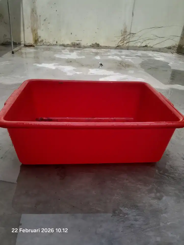 Bak basin persegi 6 pcs