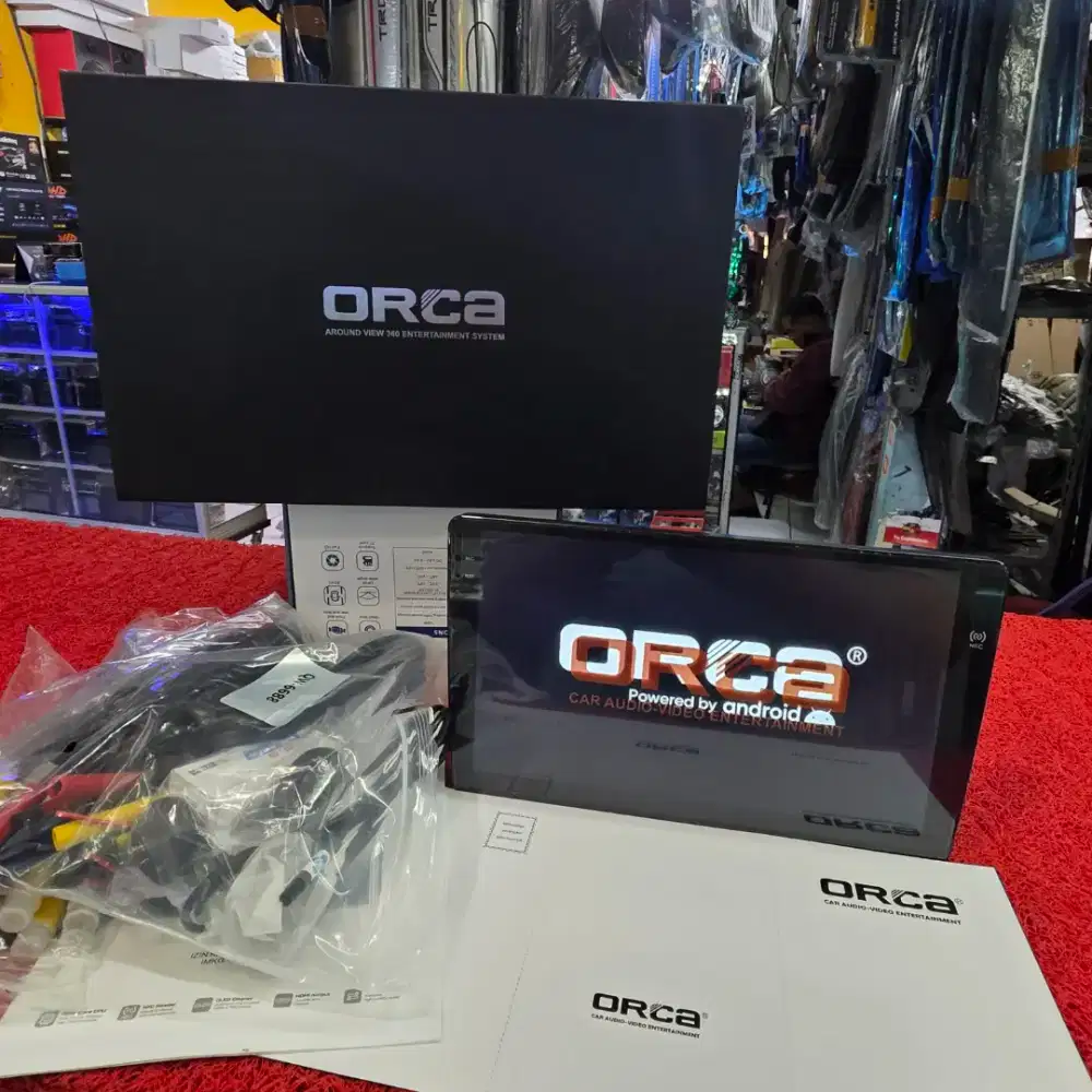 Head Unit Android ORCA ECO AUTO Series ADR-9988 NFC 4GB+64GB Free 360