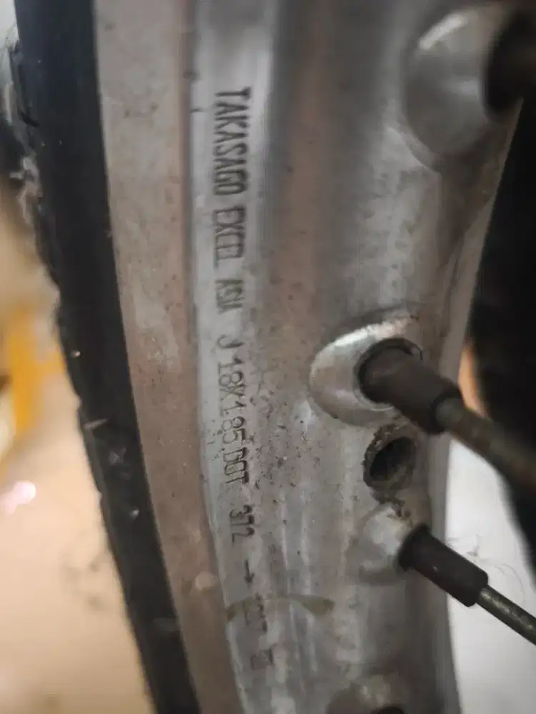 Dijual velg set merk takasago excel include ban swallow