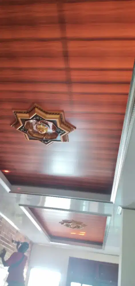 Plafon gipsum dan pvc