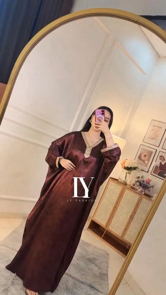 JAHIT BORONGAN KAFTAN