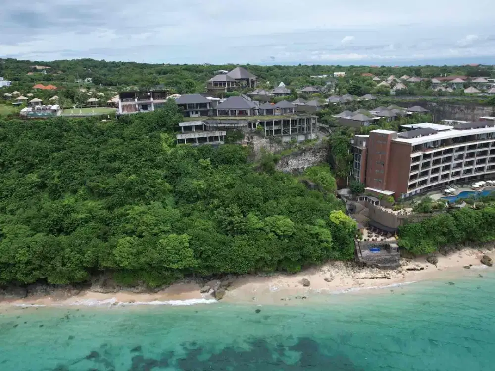 Tanah cliffront view laut abadi di Nusadua