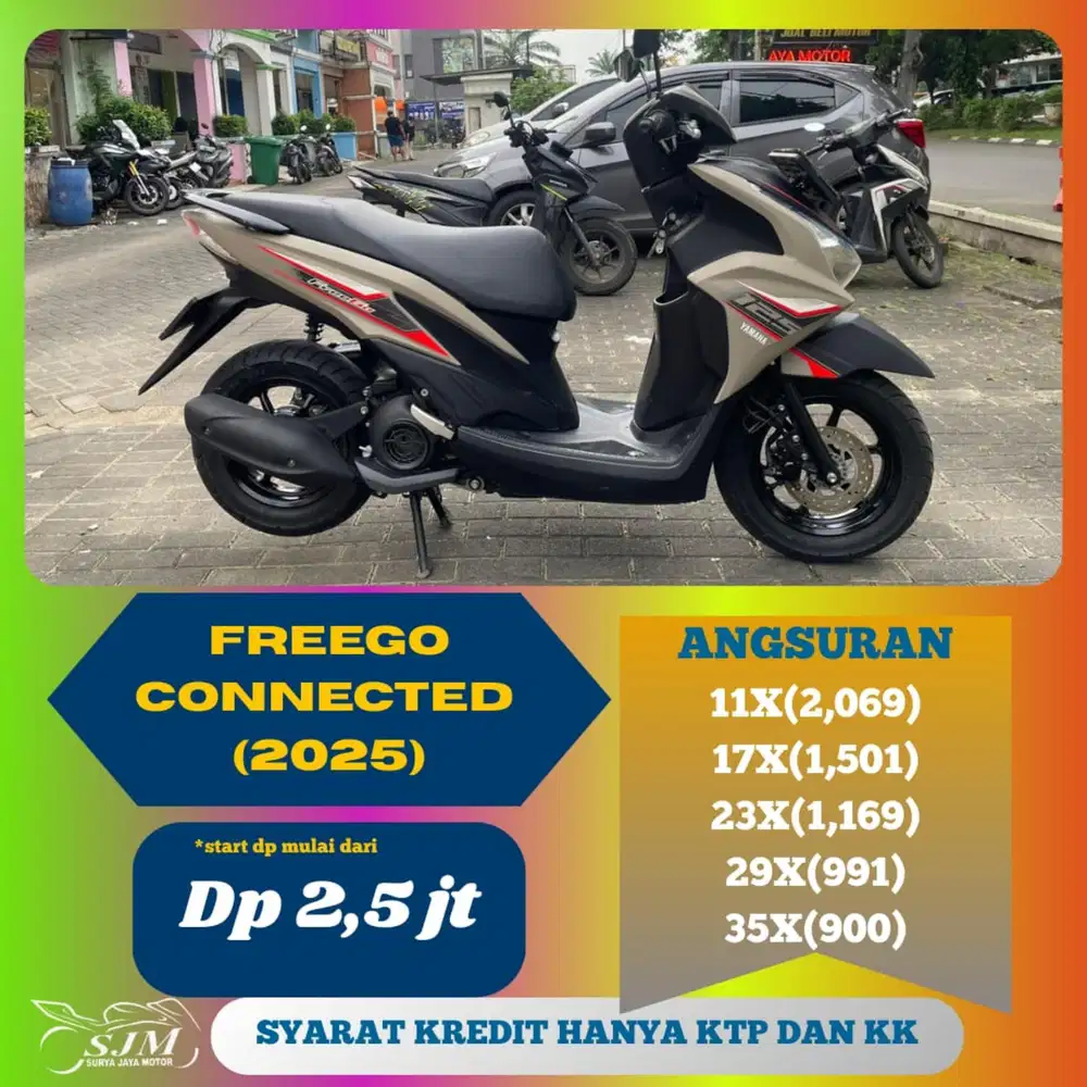 YAMAHA FREEGO 2025 CASH & KREDIT