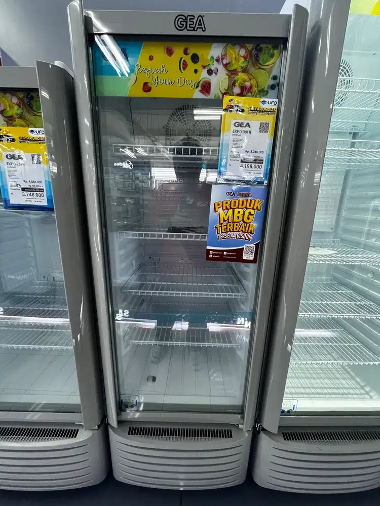 KREDIT SHOWCASE GEA 1 PINTU 231L TANPA DP! BUNGA 0% FREE 1 CICILAN
