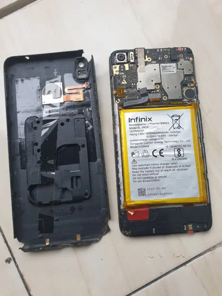 Mesin dan Frame Infinix hot S3 4G Ram 3/32Gb original