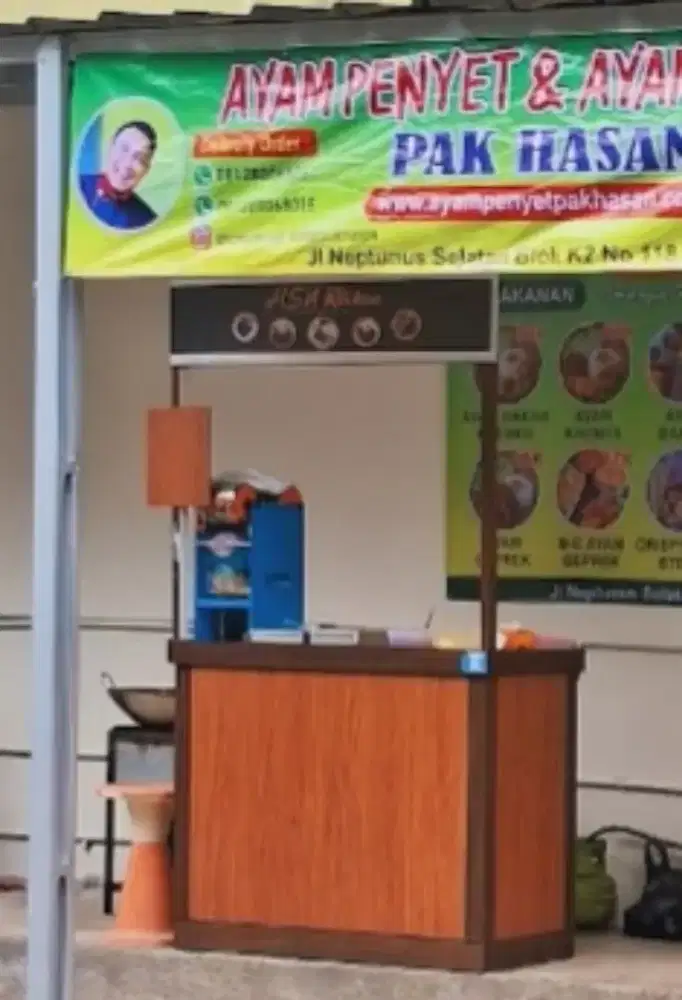Di jual booth makanan