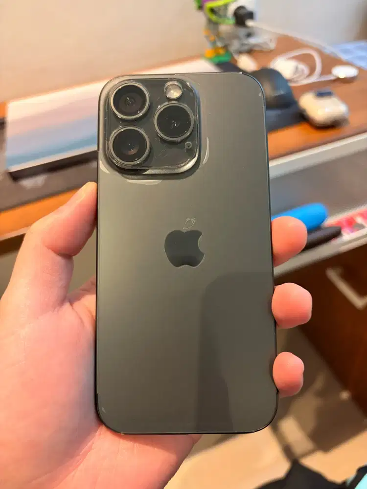 Iphone 15 Pro Apple Black Titanium 128gb SA/A ex BliBli mulus free UAG