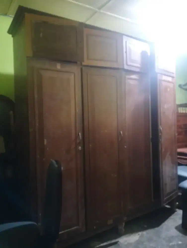 lemari kayu siap pakai, diplitur lg