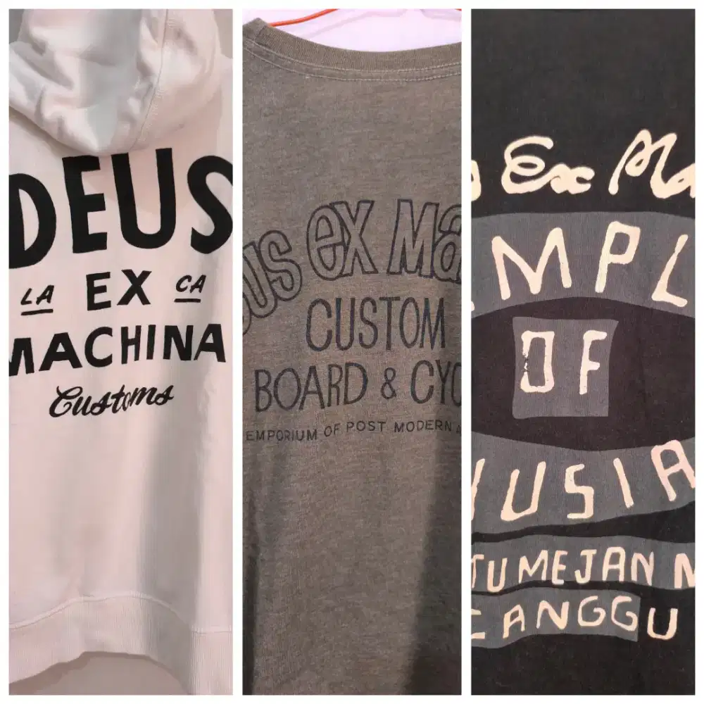 Original Deus Ex Machina Nego Hoodie Jaket Kaos nt von dutch vans acdc