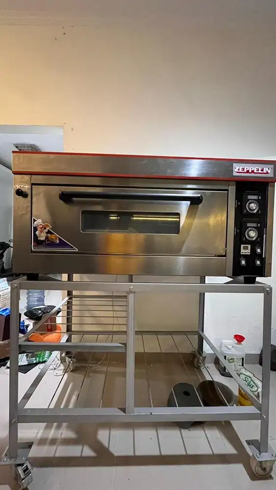 OVEN DECK ZEPPELIN ZPL-2GS + MEJA OVEN DECK ZEPPELIN