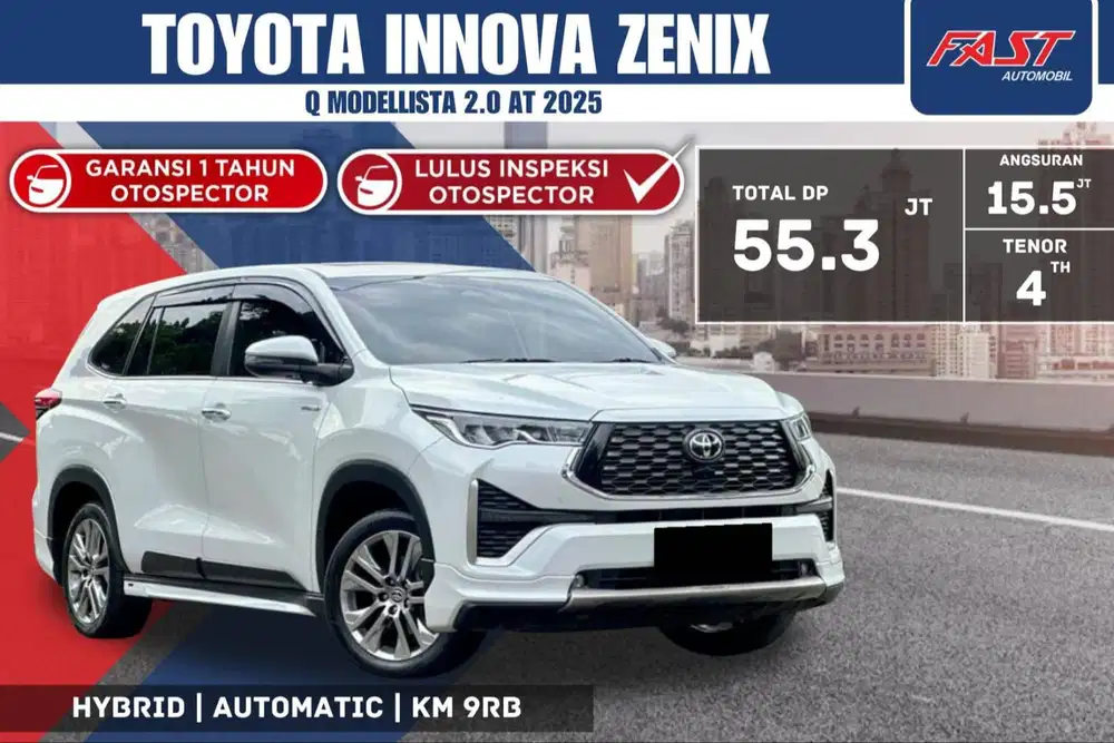 TOYOTA INNOVA ZENIX Q HYBRID MODELLISTA 2025 AT 2.0 LOW KM.9RB
