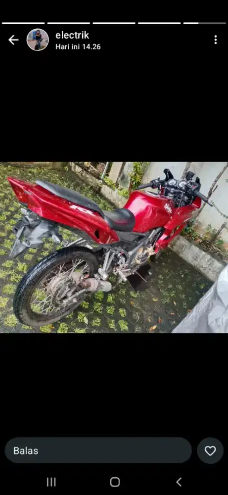 Motor ninja rr bekas min air radiator tinggal sedikit