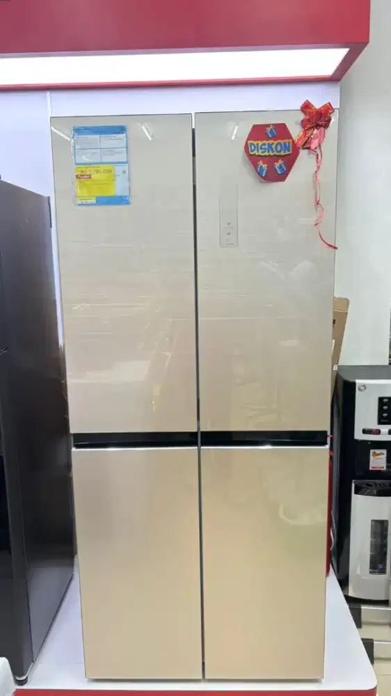 KULKAS SHARP SJIF51PG 401 L 180 watt inventer