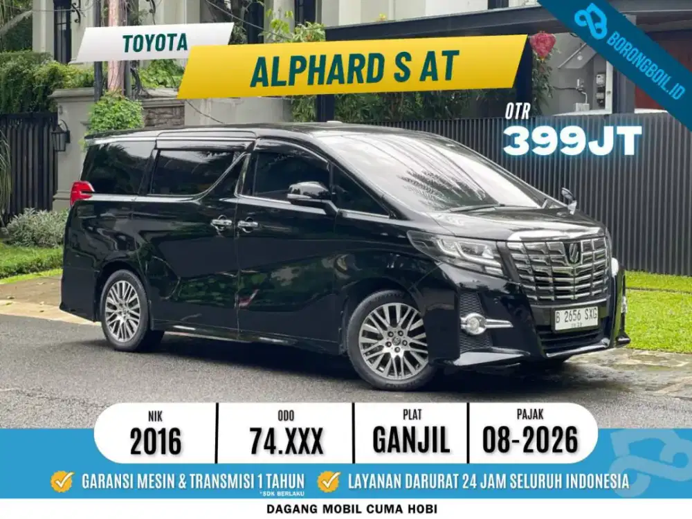 [TERMURAH] Toyota Alphard S AT 2016