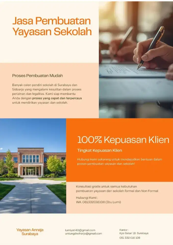 Biro Jasa pembuatan Ijin Pendirian Yayasan dll