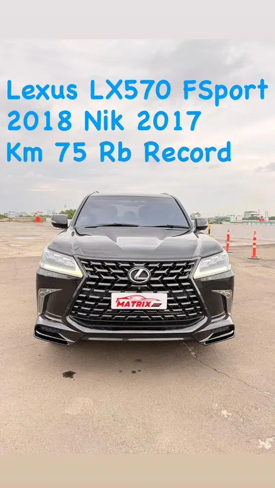 Lexus LX570 2018 Nik 2017 Black on black Siap Pakai
