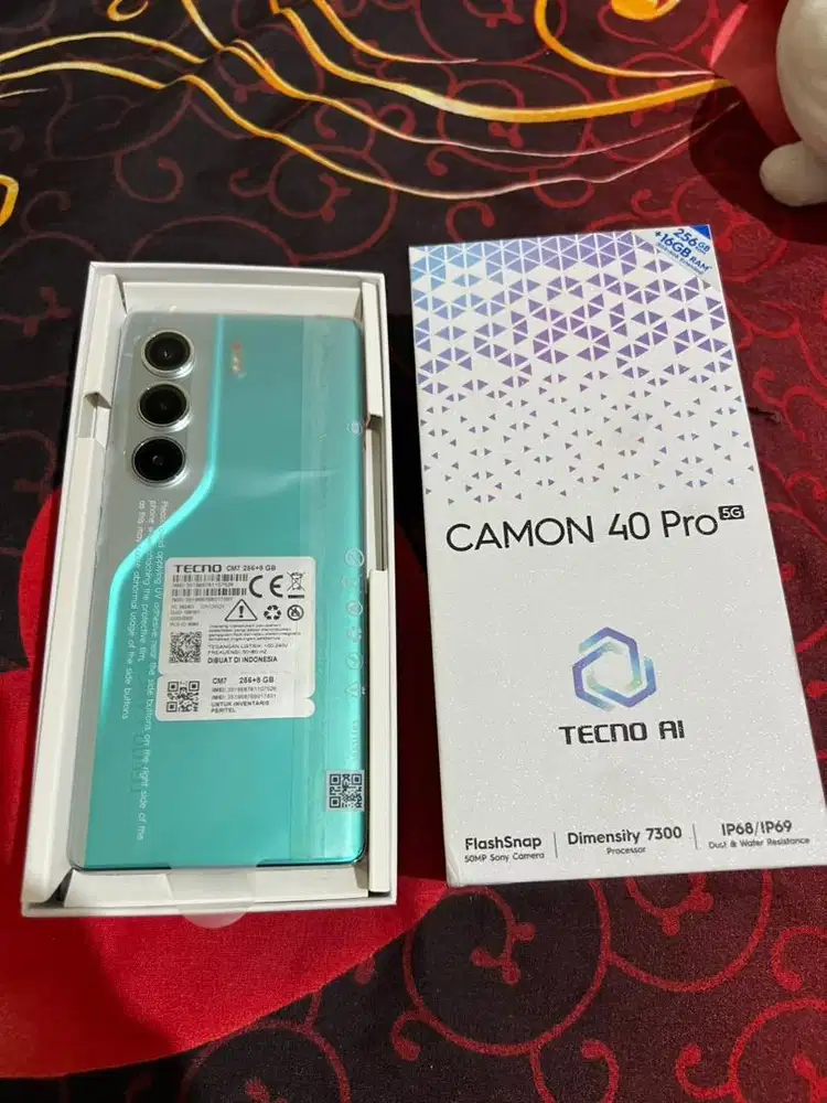 Comon 40 pro 5G 8/256 baru sehari garansi 23/02/2027