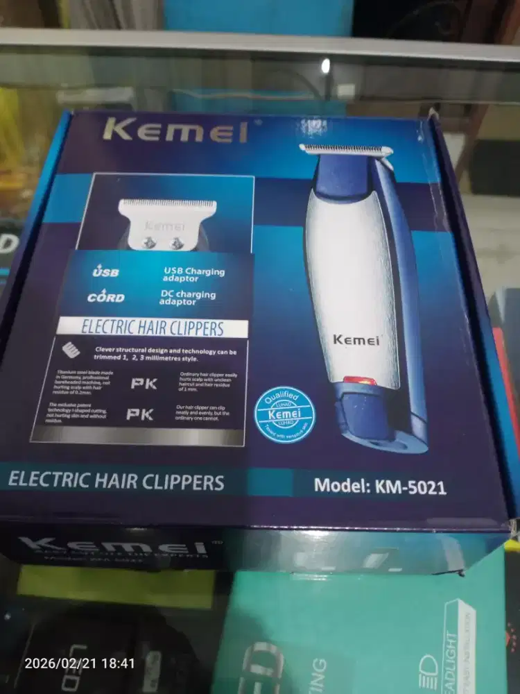 Cliper Kemei, Alat Cukur Rambut Kemei Recharger, kualitas bagus
