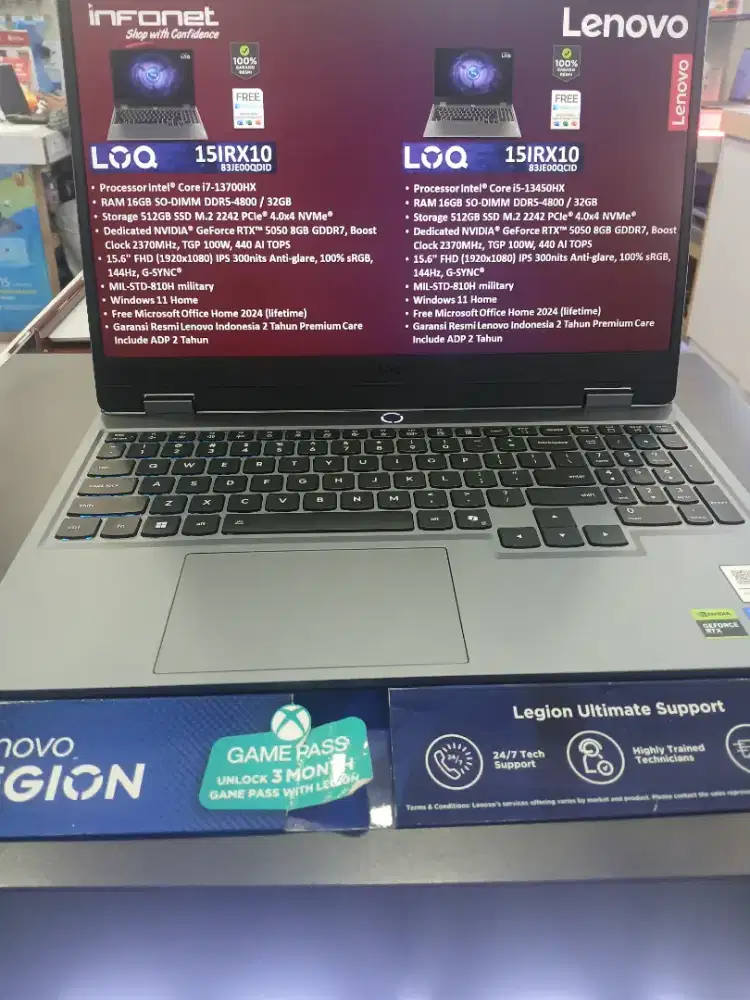Promo cicilan Laptop Lenovo Legion bunga 0% free2x cicilan