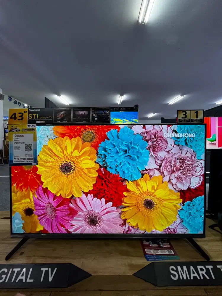 KREDIT TV CHANGHONG 43” TANPA DP! BUNGA 0% FREE 1 CICILAN