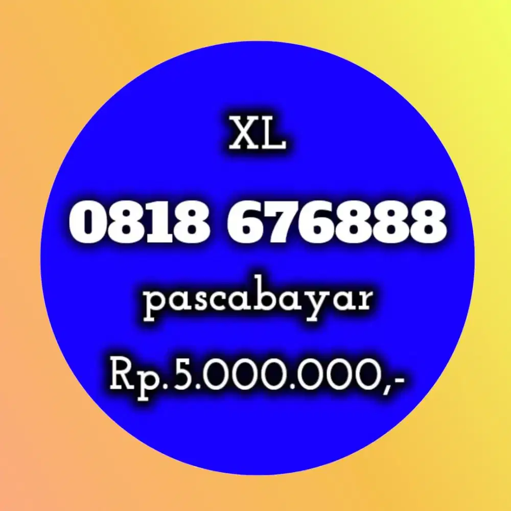 NOMOR CANTIK XL 676888