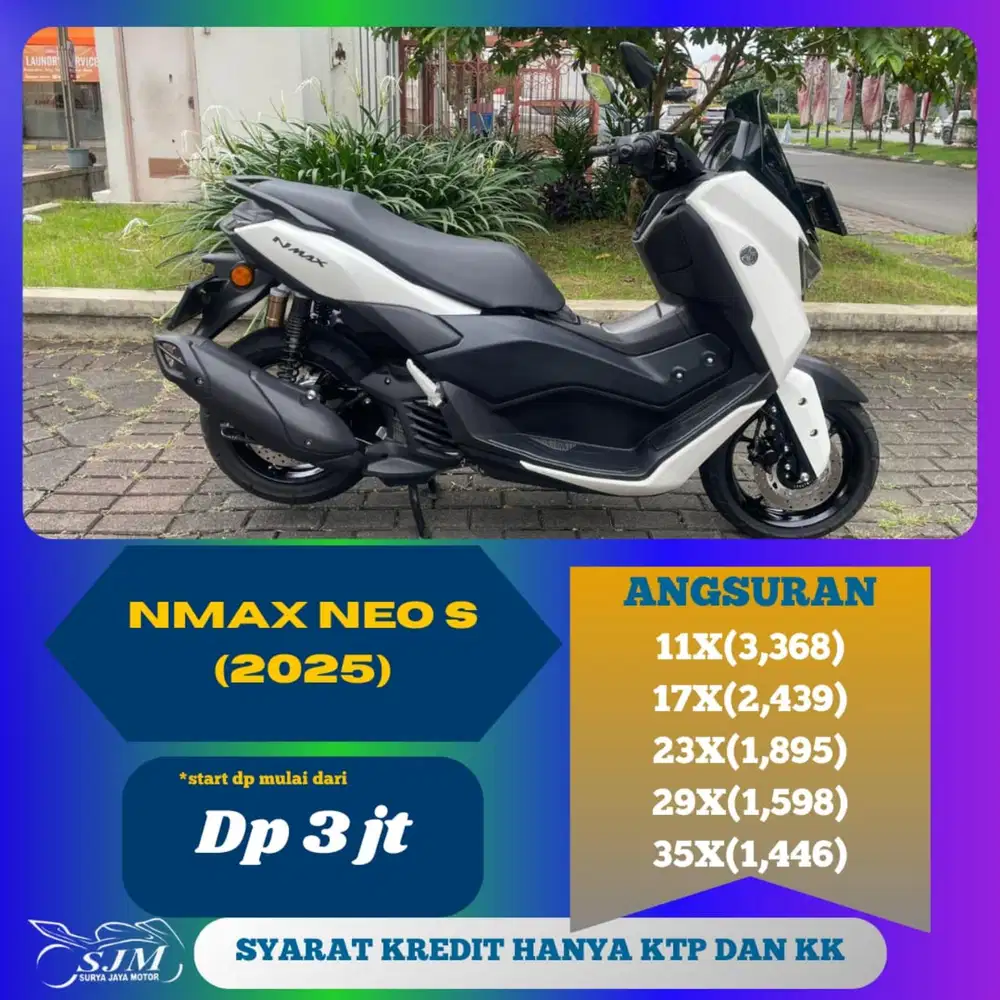 YAMAHA NMAX NEO S 2025 CASH & KREDIT