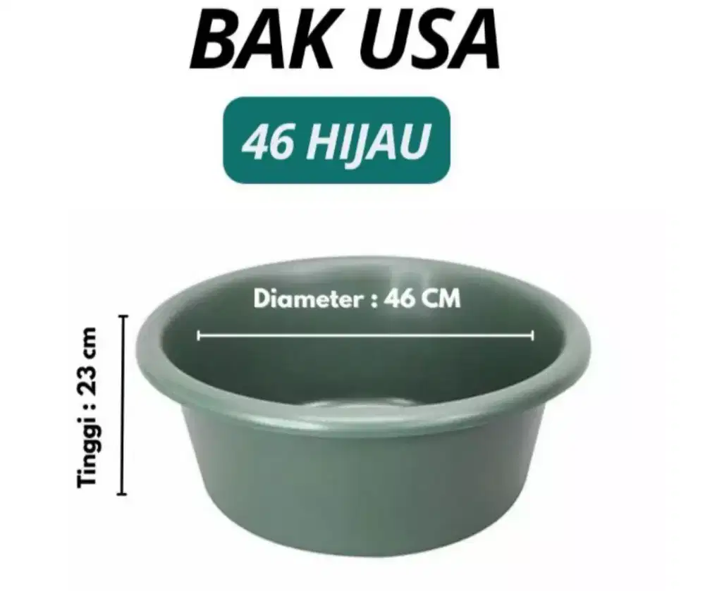 BAK USA 46 HIJAU*murah meriah
