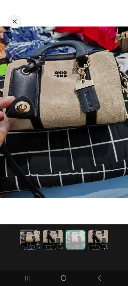 Tas wanita slempang kulit