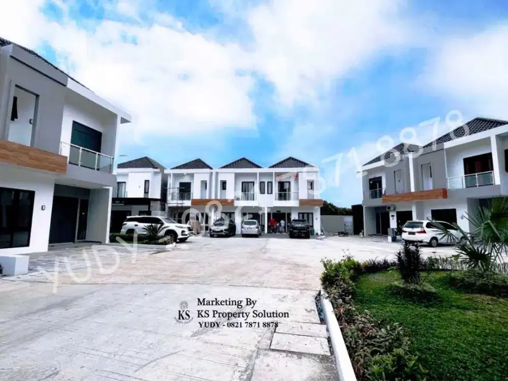 Dijual Townhouse Baru Mewah di Jl Taman Kenten Kota Palembang Type Upgraded, Di Jalan Taman Kenten, dekat dengan Lapangan golf.