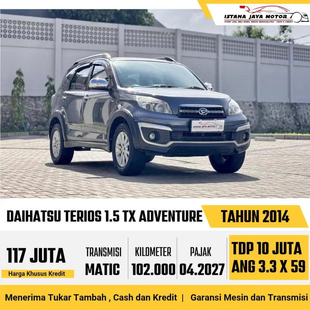 Daihatsu Terios TX Adventure AT th 2014 #istana jaya motor