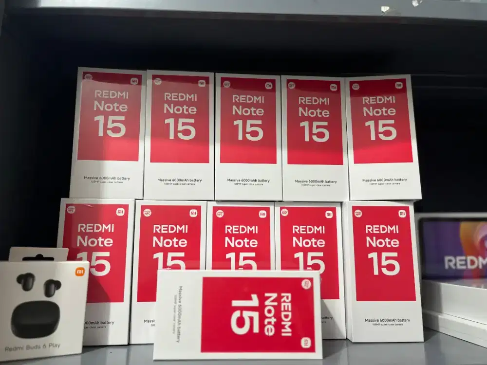NEW REDMI NOTE 15 SERIES GARANSI RESMI XIAOMI INDONESIA!!
