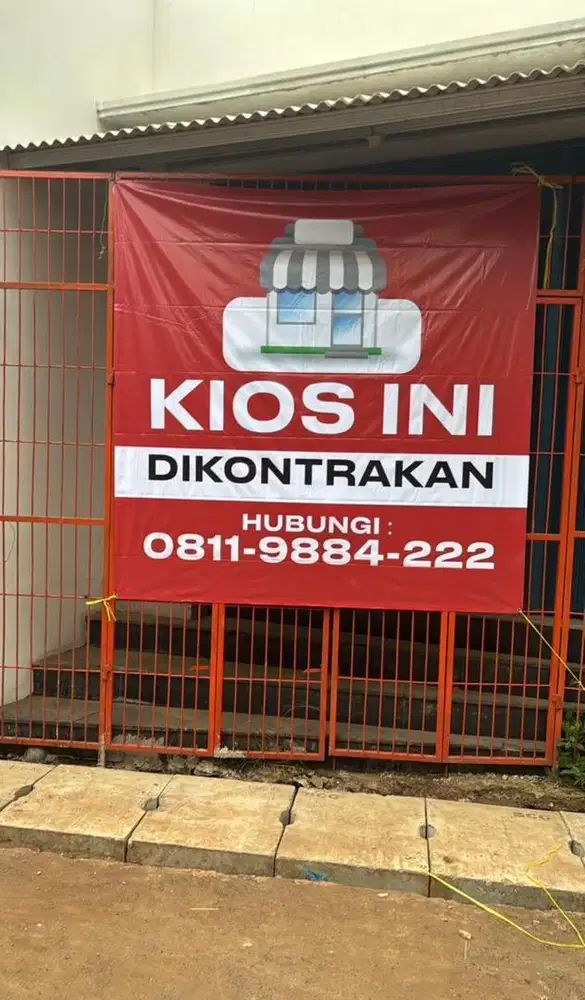 Disewakan kios warung kelontong