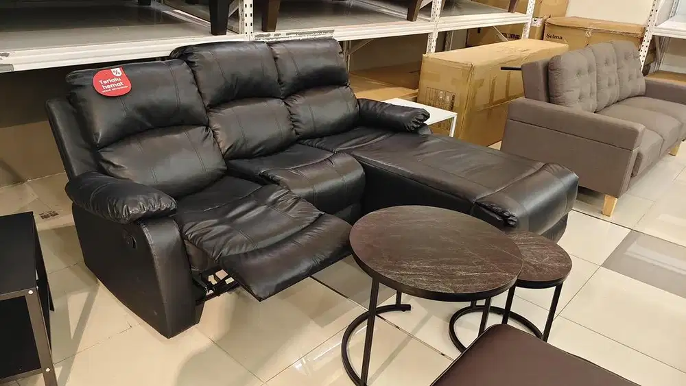 Sofa Liverton L Corner Black