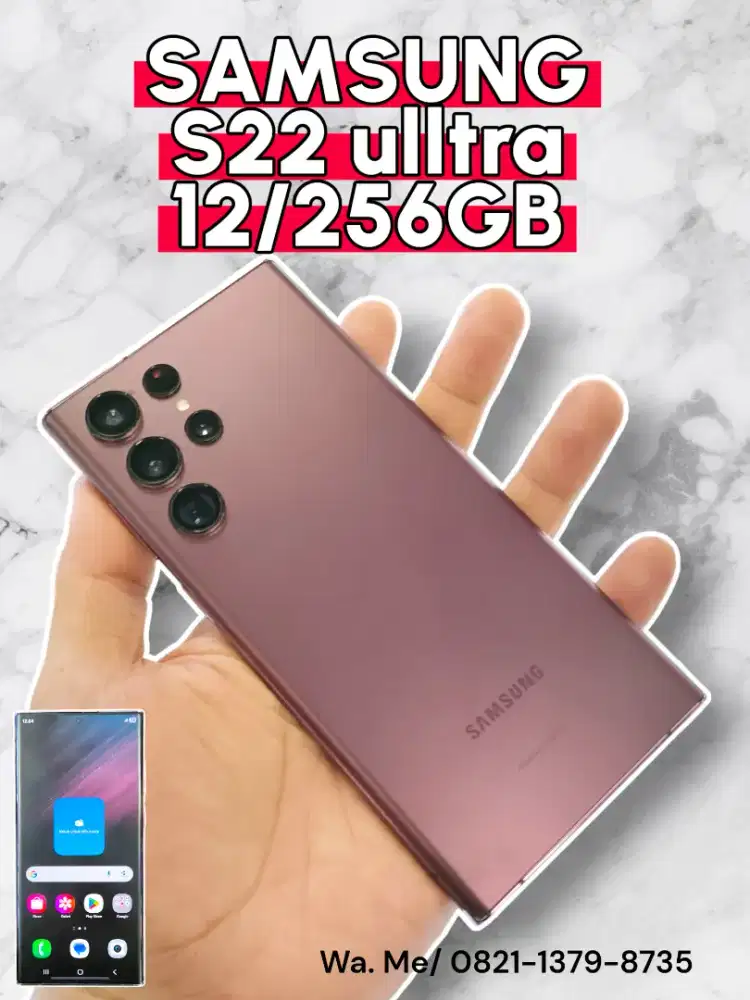 Samsung S22 Ulltra 12/256GB SEIN fullset mulus
