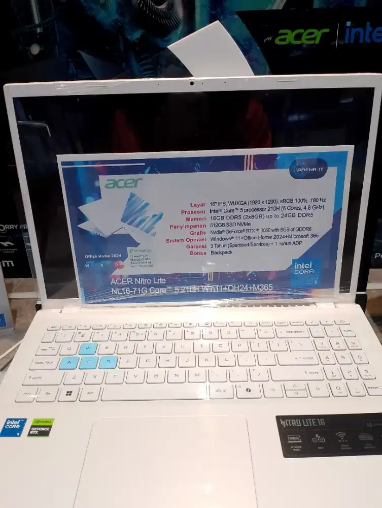 Acer Notebook I5 16
