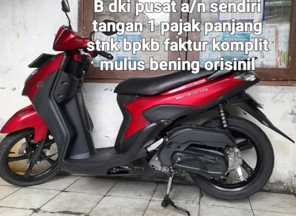 Yamaha Gear 2021 LED blue core 125 iss idiling stop cw asli B dki Pust