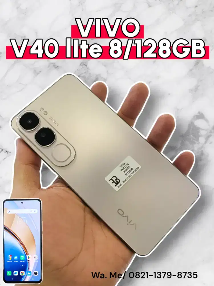 Vivo V40 Lite 8/128GB FULLSET MULUS ORIGINAL