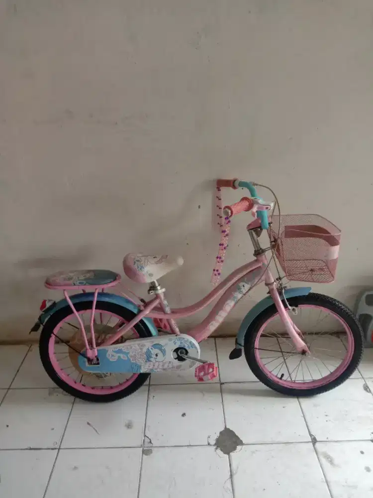 Jual sepeda anak cewe UK 18