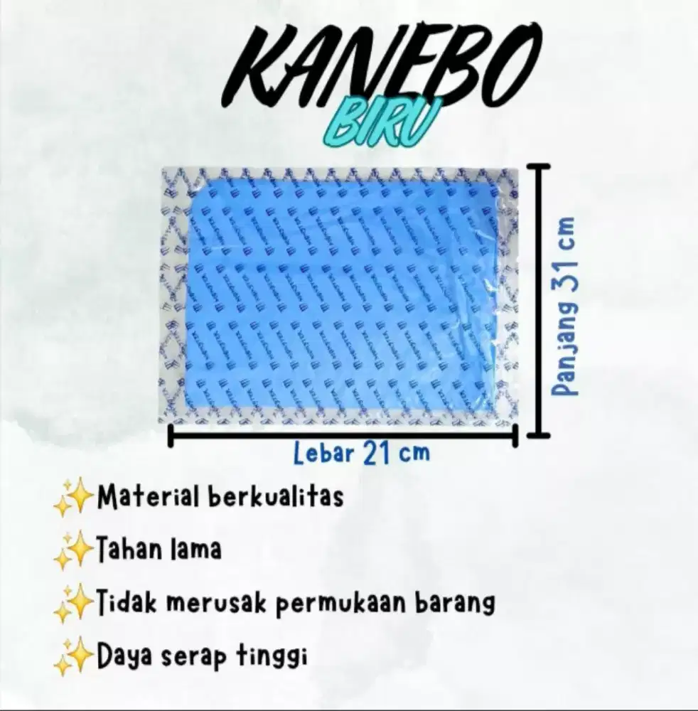 KANEBO BIRU
 Murah meriah